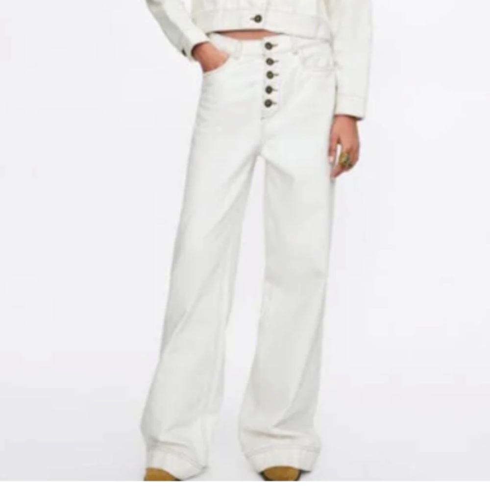 ZARA- NWT Wide Leg Pants